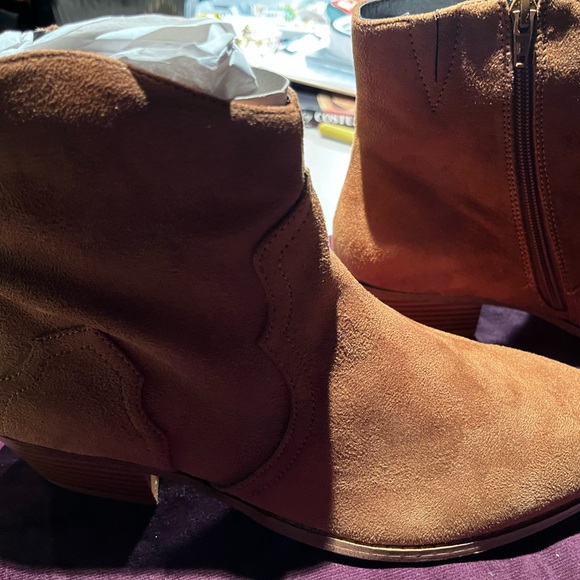 Suede ankle boots - Picture 4 of 7